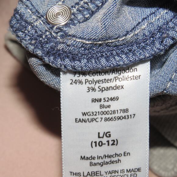 Wonder Nation Medium Wash Pull On Girls Jeggings - Picture 6 of 7